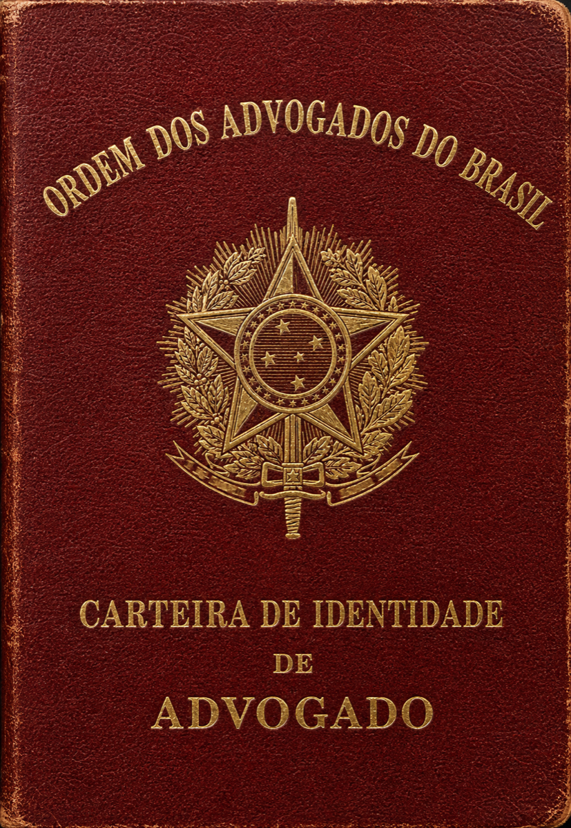 Capa da carteira de advogado